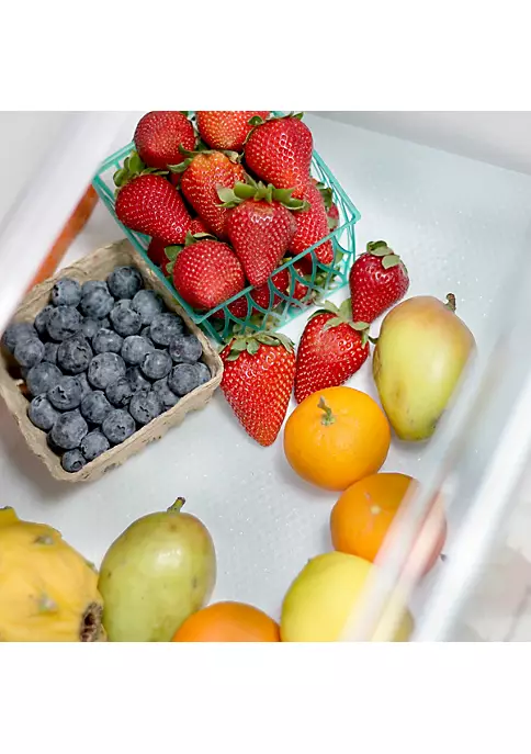 Grand Fusion Housewares Grand Fusion Refrigerator Crisper Drawer Liner 2 Pack, Keeps Fruit and Vegetables Fresh Longer, Clear 4 Grand Fusion Housewares Grand Fusion Refrigerator Crisper Drawer Liner 2 Pack, Keeps Fruit and Vegetables Fresh Longer, Clear - Image 2