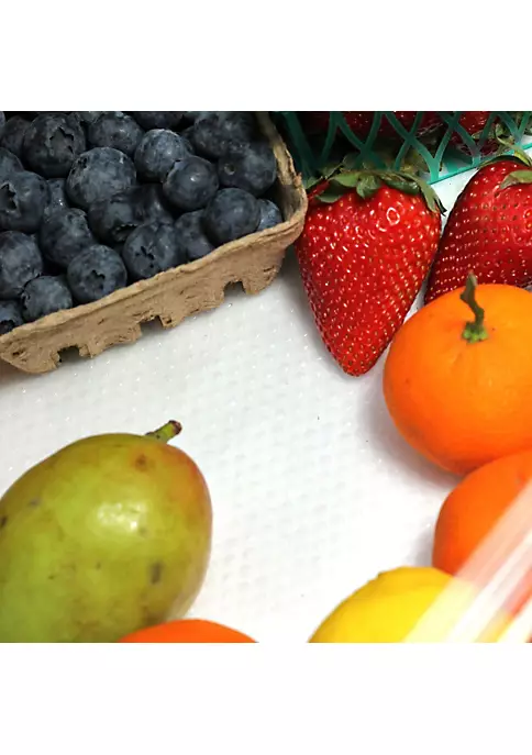 Grand Fusion Housewares Grand Fusion Refrigerator Crisper Drawer Liner 2 Pack, Keeps Fruit and Vegetables Fresh Longer, Clear 5 Grand Fusion Housewares Grand Fusion Refrigerator Crisper Drawer Liner 2 Pack, Keeps Fruit and Vegetables Fresh Longer, Clear - Image 3