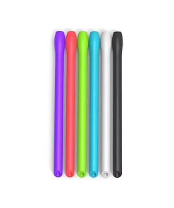 Grand Fusion Housewares Grand Fusion Silicone Cocktail Straw with Brush, 5 Straws & 1 Brush -Paco Home Elegant Store Belk 1522