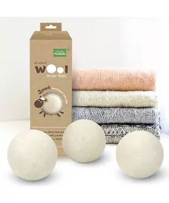 Grand Fusion Housewares Grand Fusion 100% Natural Wool Dryer Balls XL Laundry Cleaning Ball Fabric Softener 6 Balls -Paco Home Elegant Store Belk 1539