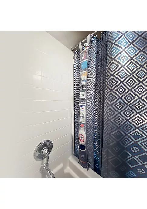 Grand Fusion Housewares Grand Fusion Bathroom Organizer Hanging Shower Caddy with 7 Pockets, 2 Pack 4 Grand Fusion Housewares Grand Fusion Bathroom Organizer Hanging Shower Caddy with 7 Pockets, 2 Pack - Image 2