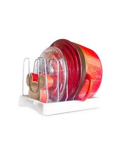 Grand Fusion Housewares Grand Fusion 2pk Cookware Organizer Rack to Hold Pots, Pans, Lids -Paco Home Elegant Store Belk 1556