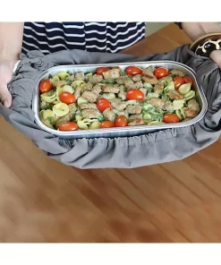 Grand Fusion Housewares Grand Fusion 2 in 1 Casserole Caddy and Dish Towel -Paco Home Elegant Store Belk 1561