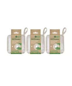 Grand Fusion Housewares Grand Fusion Biodegradable Non Scratch Dish Scrubber Pads To Get Dishes Cleaner, 3 Pack -Paco Home Elegant Store Belk 1576