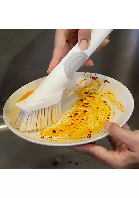 Grand Fusion Housewares Grand Fusion Eco Friendly Soap Dispensing Scrub Brush With Bamboo Handle and Replaceable Head, 2 Pack 5 Grand Fusion Housewares Grand Fusion Eco Friendly Soap Dispensing Scrub Brush With Bamboo Handle and Replaceable Head, 2 Pack - Image 3