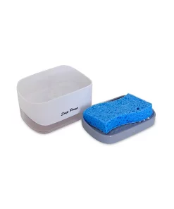 Grand Fusion Housewares Grand Fusion 2 in 1 Soap Dispensing Kitchen Sponge Pump Caddy -Paco Home Elegant Store Belk 1599