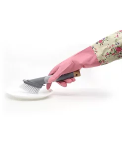 Grand Fusion Housewares Grand Fusion Cleaning Gloves with Extra Long Fitted Cuffs 3 Pack, Teal -Paco Home Elegant Store Belk 1604