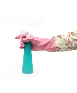 Grand Fusion Housewares Grand Fusion Cleaning Gloves with Extra Long Fitted Cuffs 3 Pack, Teal -Paco Home Elegant Store Belk 1605