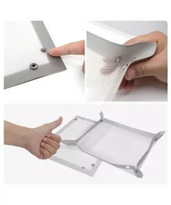 Grand Fusion Housewares Grand Fusion Leakproof Non-Stick Silicone Clear Baking Mat with Corners Snap Button 10 Grand Fusion Housewares Grand Fusion Leakproof Non-Stick Silicone Clear Baking Mat with Corners Snap Button -Paco Home Elegant Store Belk 1633