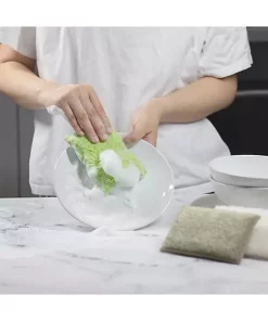 Grand Fusion Housewares Grand Fusion 100% natural fiber Bamboo Sponge 6 Pack Set -Paco Home Elegant Store Belk 1639