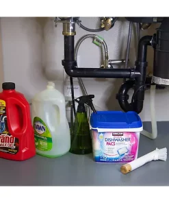 Grand Fusion Housewares Grand Fusion Under Sink Shelf Guard 48 inch x 24 inch Durable Shelf Liner -Paco Home Elegant Store Belk 1656