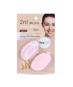Grand Fusion Housewares Grand Fusion 2 n 1 Silicone Makeup Blender 2 Pack, (4 makeup Blenders) -Paco Home Elegant Store Belk 1660