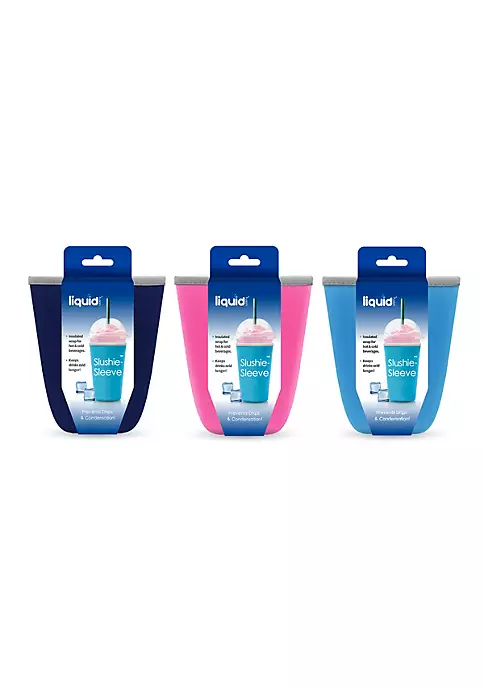 Grand Fusion Housewares Grand Fusion Slushie-Sleeve™, 3 Pack Neoprene Travel Coffee Cup Sleeve, Assorted 5 Grand Fusion Housewares Grand Fusion Slushie-Sleeve™, 3 Pack Neoprene Travel Coffee Cup Sleeve, Assorted - Image 3
