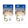Grand Fusion Housewares Grand Fusion 2 Pack No Touch Door Opener Brass Keychain Touch Pen Gold