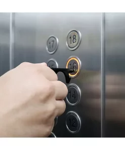 Grand Fusion Housewares Grand Fusion 2 Pack No Touch Door Opener Brass Keychain Touch Pen Gold -Paco Home Elegant Store Belk 1679