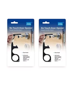 Grand Fusion Housewares Grand Fusion 2 Pack No Touch Door Opener Brass Keychain Touch Pen Gold -Paco Home Elegant Store Belk 1681