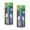 Grand Fusion Housewares Grand Fusion Jumbo Size Silicone Shake Straws, 6 Straws & 2 Brushes 1 Grand Fusion Housewares Grand Fusion Jumbo Size Silicone Shake Straws, 6 Straws & 2 Brushes -Paco Home Elegant Store Belk 1684