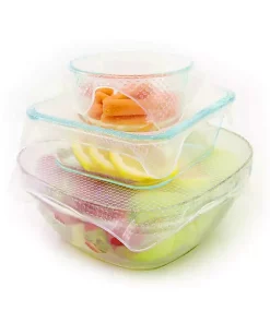 Grand Fusion Housewares Grand Fusion Silicone Food Wrap, 3 pc Set with XL Size Wrap -Paco Home Elegant Store Belk 1709