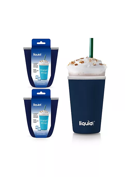 Grand Fusion Housewares Grand Fusion Frapp-Wrap™ , 3 Pack Neoprene Travel Coffee Cup Sleeve, Assorted 3 Grand Fusion Housewares Grand Fusion Frapp-Wrap™ , 3 Pack Neoprene Travel Coffee Cup Sleeve, Assorted