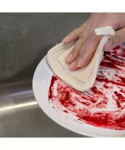 Grand Fusion Housewares Grand Fusion Biodegradable Non Scratch Dish Scrubber Pads To Get Dishes Cleaner. -Paco Home Elegant Store Belk 1744