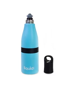 Grand Fusion Housewares Grand Fusion 3in1 Stainless Insulated Bottle, Can and Water Cooler with Opener,Teal -Paco Home Elegant Store Belk 1763