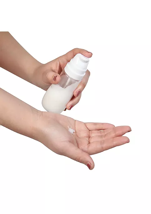 Grand Fusion Housewares Grand Fusion TSA Approved 3.4 Oz Travel Pump Bottles for Liquid Soap Lotion Conditioner 2 Bottles 5 Grand Fusion Housewares Grand Fusion TSA Approved 3.4 Oz Travel Pump Bottles for Liquid Soap Lotion Conditioner 2 Bottles - Image 4