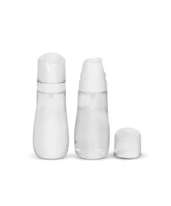 Grand Fusion Housewares Grand Fusion TSA Approved 3.4 Oz Travel Pump Bottles for Liquid Soap Lotion Conditioner 2 Bottles 12 Grand Fusion Housewares Grand Fusion TSA Approved 3.4 Oz Travel Pump Bottles for Liquid Soap Lotion Conditioner 2 Bottles -Paco Home Elegant Store Belk 1788