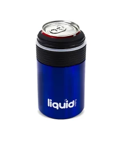 Grand Fusion Housewares Grand Fusion 3in1 Stainless Insulated Bottle, Can and Water Cooler with Opener, Blue 12 Grand Fusion Housewares Grand Fusion 3in1 Stainless Insulated Bottle, Can and Water Cooler with Opener, Blue -Paco Home Elegant Store Belk 1801