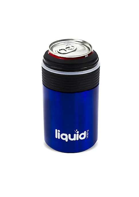 Grand Fusion Housewares Grand Fusion 3in1 Stainless Insulated Bottle, Can and Water Cooler with Opener, Blue 7 Grand Fusion Housewares Grand Fusion 3in1 Stainless Insulated Bottle, Can and Water Cooler with Opener, Blue - Image 5