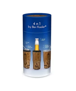 Grand Fusion Housewares Grand Fusion 4 in 1 Icy Bev Kooler 12 oz Stainless Steel Powder Blue Coat 14 Grand Fusion Housewares Grand Fusion 4 in 1 Icy Bev Kooler 12 oz Stainless Steel Powder Blue Coat -Paco Home Elegant Store Belk 1842