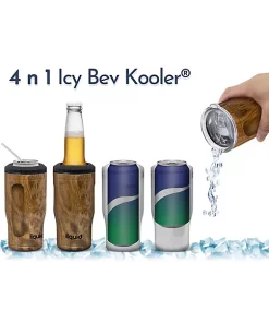 Grand Fusion Housewares Grand Fusion 4 in 1 Icy Bev Kooler 12 oz Stainless Steel Powder Blue Coat 17 Grand Fusion Housewares Grand Fusion 4 in 1 Icy Bev Kooler 12 oz Stainless Steel Powder Blue Coat -Paco Home Elegant Store Belk 1845