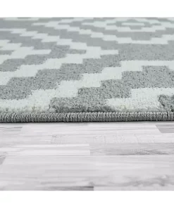 Paco Home Modern Low-Pile Rug Geometric Moroccan Design in Pastel Colors - 6'7" x 9'2" -Paco Home Elegant Store Belk 185