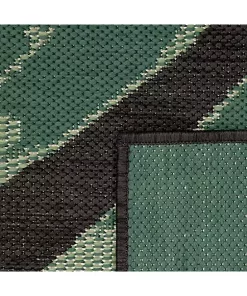 Paco Home Waterproof Outdoor Rug for Patio with Floral Palm Leaf Design - 5'3" x 7'7" -Paco Home Elegant Store Belk 202