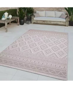 Paco Home Trellis Outdoor Rug for Patio with Modern Boho Pattern - 6'7" x 9'2" -Paco Home Elegant Store Belk 251