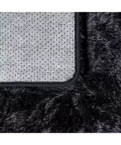 Paco Home Modern Shag Rug Soft & Fluffy In Solid Colors - 5'3" x 7'3" -Paco Home Elegant Store Belk 261