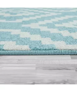 Paco Home Modern Low-Pile Rug Geometric Moroccan Design in Pastel Colors - 3'11" x 5'7" -Paco Home Elegant Store Belk 318