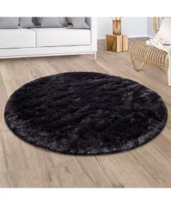 Paco Home Modern Shag Rug Soft & Fluffy In Solid Colors - 2' x 3'3" -Paco Home Elegant Store Belk 343
