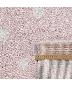 Paco Home Kids Rug Checkered with Rainbows & Hearts in Pink White - 6'7" x 9'6" -Paco Home Elegant Store Belk 357