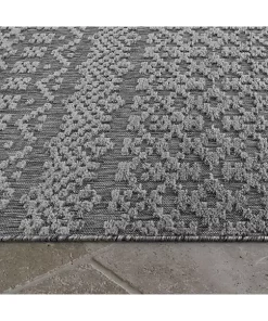 Paco Home In- & Outdoor Rug Marrakesh Trellis Pattern with High/Low Effect - 6'7" x 9'6" -Paco Home Elegant Store Belk 380