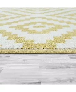 Paco Home Modern Low-Pile Rug Geometric Moroccan Design in Pastel Colors - 5'3" x 7'3" -Paco Home Elegant Store Belk 406
