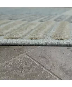 Paco Home In- & Outdoor Rug Geometric Pattern in 3D for Patio - 3'11" x 5'7" -Paco Home Elegant Store Belk 474