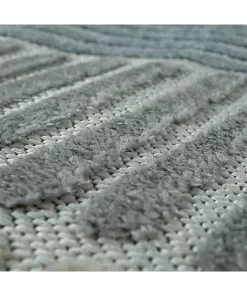 Paco Home In- & Outdoor Rug Geometric Pattern in 3D for Patio - 3'11" x 5'7" -Paco Home Elegant Store Belk 476