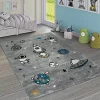 Paco Home Space Rug for Kids Room with Astronaut Planets & Rockets in Grey - 5'3" x 7'7" -Paco Home Elegant Store Belk 588