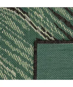 Paco Home Tropical Outdoor Rug Jungle Leaves Design for Patio or Balcony - 5'3" x 7'7" -Paco Home Elegant Store Belk 621