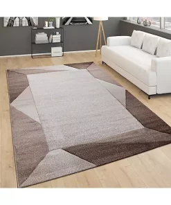 Paco Home Designer Rug Modern Geometric Pattern With Contour Cut - 3'11" x 5'7" -Paco Home Elegant Store Belk 669