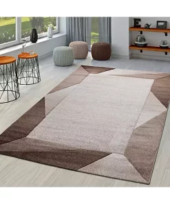Paco Home Designer Rug Modern Geometric Pattern With Contour Cut - 3'11" x 5'7" -Paco Home Elegant Store Belk 671