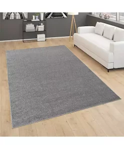 Paco Home Solid Low-Pile Rug for Living Room in Plain Colors - 3'11" x 5'7" -Paco Home Elegant Store Belk 68