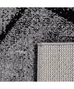 Paco Home Modern Area Rug Abstract Black Stripes and Grey Shades - 3'11" x 5'7" -Paco Home Elegant Store Belk 687