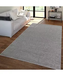 Paco Home Solid Low-Pile Rug for Living Room in Plain Colors - 3'11" x 5'7" -Paco Home Elegant Store Belk 69