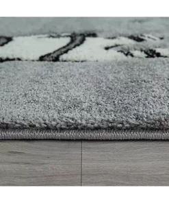 Paco Home Space Rug for Kids Room with Astronaut Planets & Rockets in Grey - 3'11" Round -Paco Home Elegant Store Belk 692